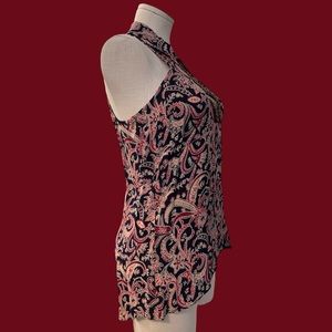 Paisley Beaded Blouse | Collared | Sz M 
Sleeveless | Extremely Nice! 🌸 | NWT
